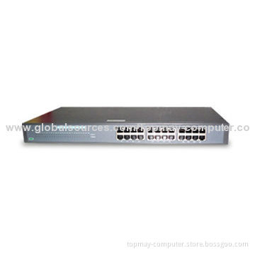 Ethernet Switch with CSMA/CD Protocol, Star Topology and 64 to 1518 Bytes Mac Layer Frame Size